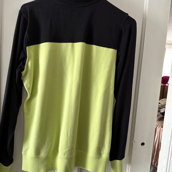 Athletic jacket - bright green black and white SJB active medium - Picture 6 of 7